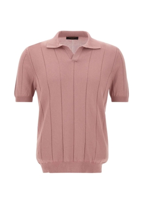 Gran Sasso Tennis M/M Skipper ribbed-knit t-shirt - Pink