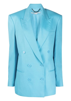 Stella McCartney peak-lapels double-breasted blazer - Blue