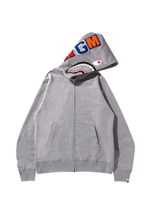 A BATHING APE® Shark zip-up hoodie - Grey