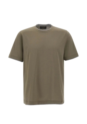 Gran Sasso contrast-trim T-shirt - Green