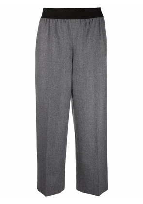 Stella McCartney cropped flannel trousers - Grey