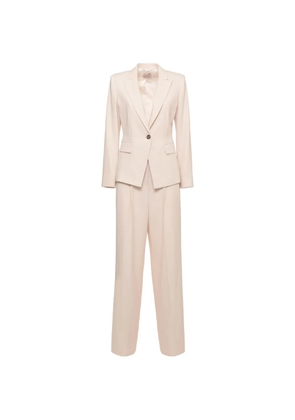 EMME EMMSLOGAN peak-lapel flap-pocket suit - Neutrals