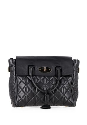 Mulberry Pre-Owned medium Cara Delevingne quilted convertible backpack - Black