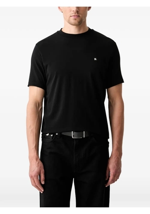 Karl Lagerfeld logo-plaque short-sleeve T-shirt - Black