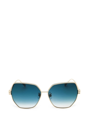 Chopard Eyewear geometric-frame sunglasses - Gold