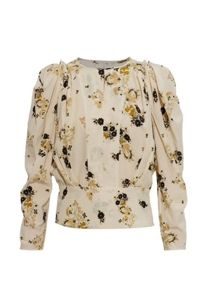 ISABEL MARANT Zarga floral-print top - Neutrals