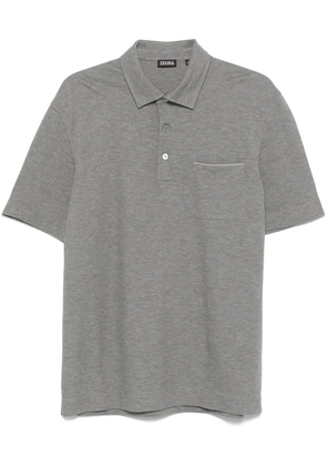 Zegna cotton polo shirt - Grey