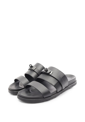 Hermès Pre-Owned 2010s Jackson Kelly slide sandals - Black