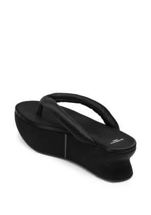 Balenciaga Gaeta padded wedge sandals - Black