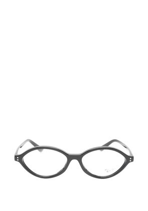 Ray-Ban logo-plaque cat-eye glasses - Black