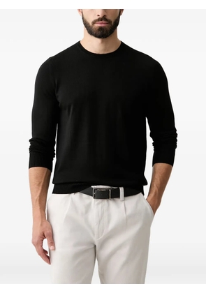Joop! logo-plaque sweater - Black