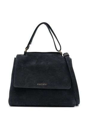 Orciani Sveva leather tote bag - Blue