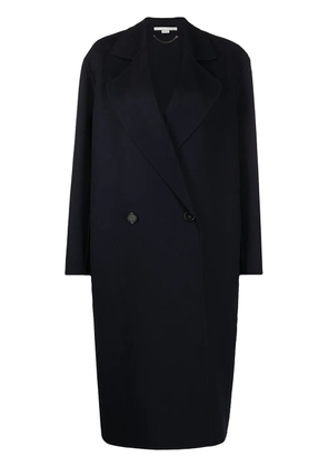 Stella McCartney oversized double-breasted wool coat - Blue
