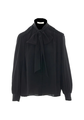 Chloé scarf-tie silk blouse - Black