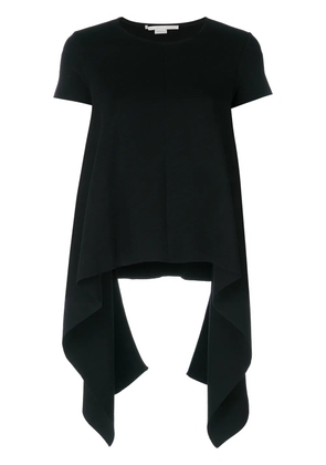 Stella McCartney compact knit handkerchief T-shirt - Black