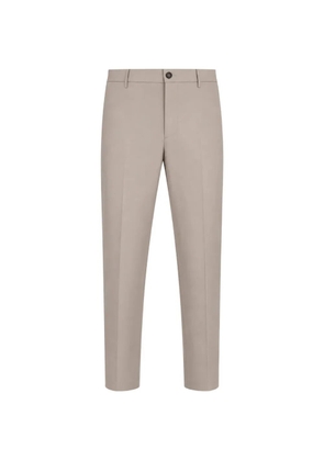 Peserico pressed-crease belt-loop trousers - Neutrals