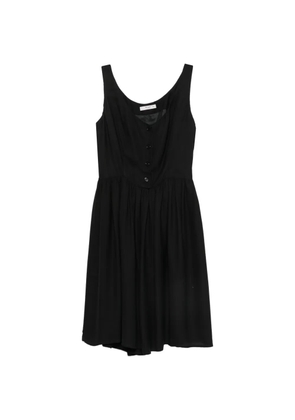 Prada Pre-Owned 1990s button-front midi dress - Black
