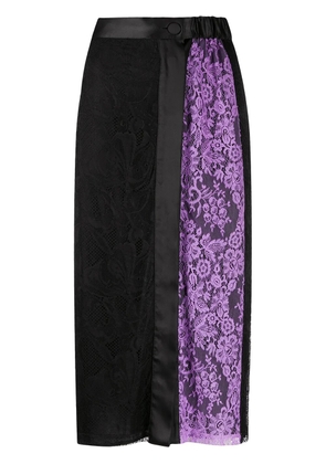 PUCCI x Koché side panel skirt - Black