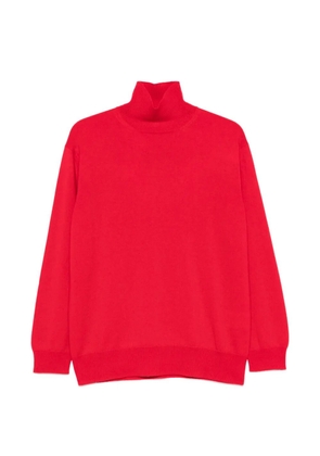 Malo high-neck sweater - Red