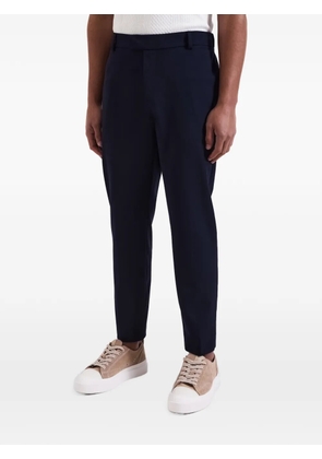 MAUVAIS belt-loops tapered trousers - Blue