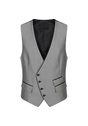 RAMON SANJURJO flap-pockets waistcoat - Grey