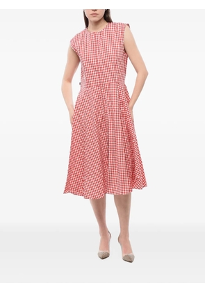 Woolrich Archive gingham-pattern sleeveless midi dress - Red