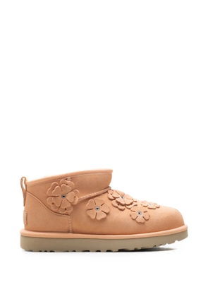 UGG Classic Ultra Mini Fleur ankle boots - Orange