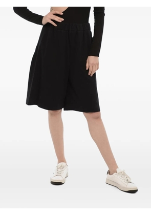 Woolrich logo-patch elasticated shorts - Black