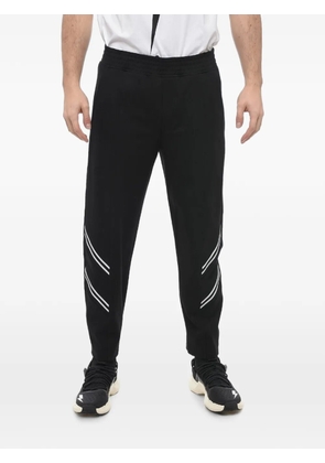 Neil Barrett elasticed-waistband track pants - Black