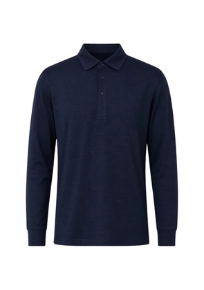 Brunello Cucinelli long-sleeve polo shirt - Blue