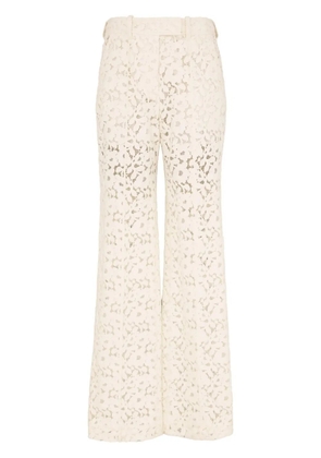 ZIMMERMANN Illuminate lace trousers - Neutrals