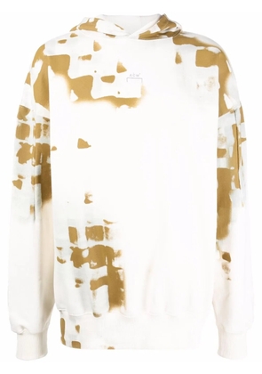 A-COLD-WALL* faded-print hoodie - White