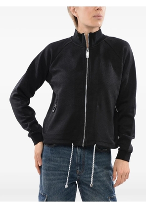 John Richmond Stelet drawstring full-zip sweater - Black