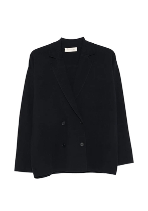 Max Mara Loncia double-breasted notched-lapel jacket - Blue