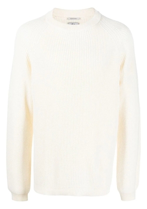 Woolrich ribbed-knit crew-neck jumper - White