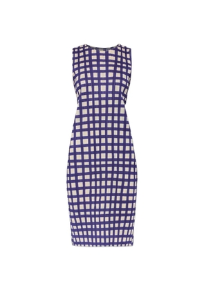 Pleats Please Issey Miyake Basket sleeveless midi dress - Blue