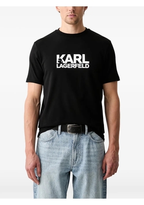 Karl Lagerfeld logo-print T-shirt - Black