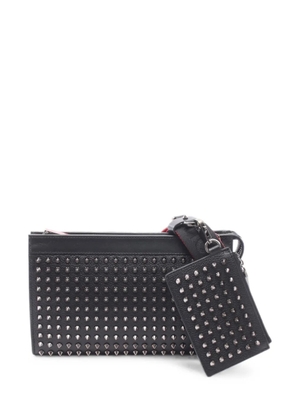 Christian Louboutin Pre-Owned Funky studded crossbody bag - Black