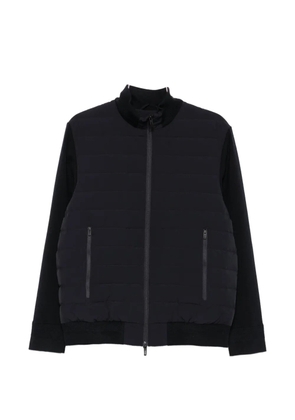 Emporio Armani quilted panel-sleeve jacket - Blue