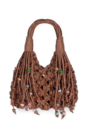 Hibourama mini Vannifique tote bag - Brown