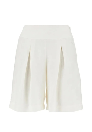 Emporio Armani pleated shorts - White