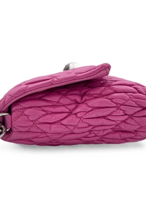 Miu Miu Pre-Owned Nappa Crystal matelassé shoulder bag - Pink