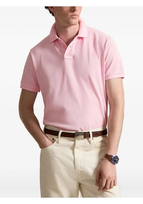 Polo Ralph Lauren logo-embroidered piqué-knit polo shirt - Pink