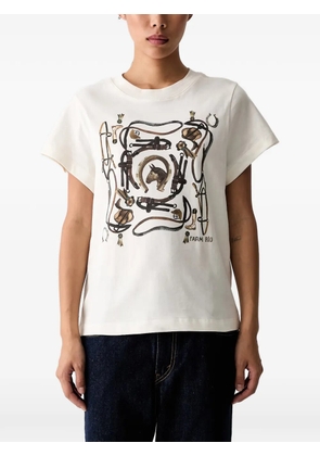 FARM Rio graphic-print T-shirt - Neutrals