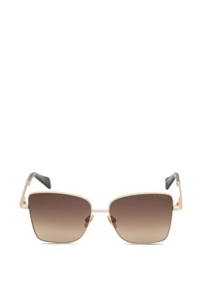 AllSaints Stella square-frame sunglasses - Gold