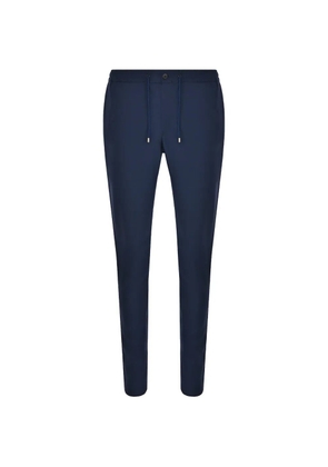 Pal Zileri drawstring-waist tapered trousers - Blue