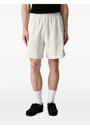 Drôle De Monsieur slogan-print shorts - Grey