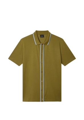 Paul Smith striped-trim polo shirt - Green
