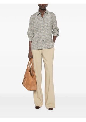Ermanno Scervino herringbone-pattern shirt - White