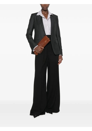TOM FORD pinstripe-pattern single-breasted blazer - Black